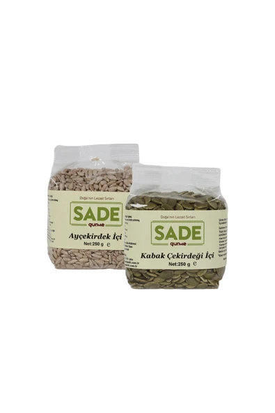 Sade Gurme Ayçekirdek Içi 250 gr Ve Kabak Çekirdeği 250 gr ürün görseli 1