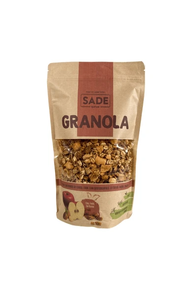Sade Gurme Elma-Dut Kurusu-Fındıklı Granola 360 gr ürün görseli 1