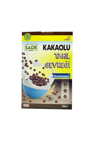 Sade Gurme GLUTENSİZ KAKAOLU TAHIL GEVREĞİ 500 GR. ürün görseli 1