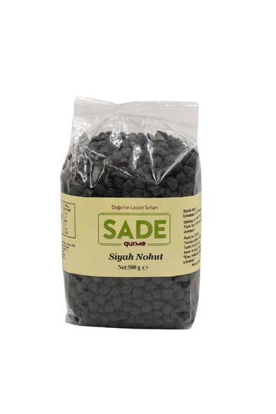 Sade Organik Siyah Nohut 500 Gr. ürün görseli 1