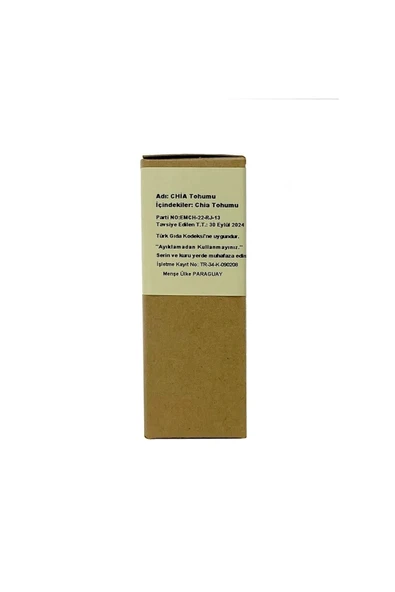Sade Gurme Chia Tohumu 150gr - Resim 2