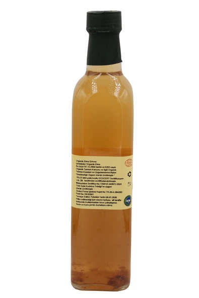 Sade Organik Elma Sirkesi 2x500 ml - Resim 3