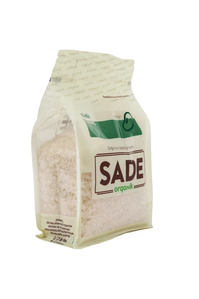 Sade Organik Pirinç 1000 gr - Resim 3