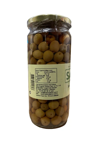 Sade Gurme Yeşil Zeytin 300 GR - Resim 2