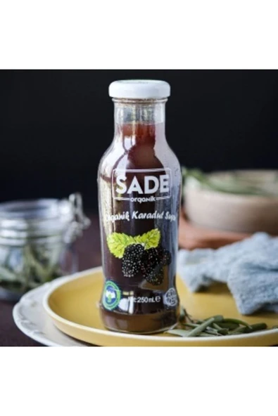 Sade Organik Karadut Suyu 250 ml ürün görseli 1