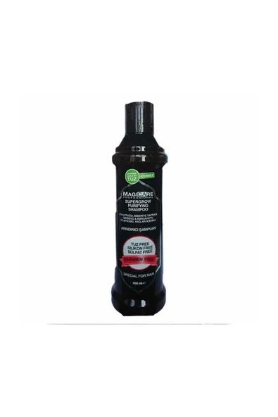 Magicare Erkeklere Özel Arındırıcı Tuzsuz Şampuan 400 ml ürün görseli 1
