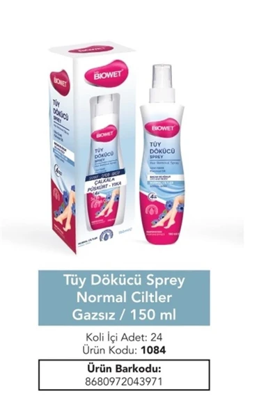 biowet Tüy Dökücü Sprey 150ml Normal ürün görseli 1