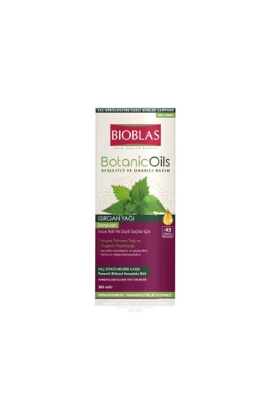Bioblas Şampuan Botanic Oils Isırgan Yağı 360 ml ürün görseli 1