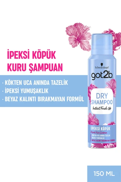 Schwarzkopf Fresh It Up Ipeksi Doku Köpük Kuru Şampuan 150 ml ürün görseli 1