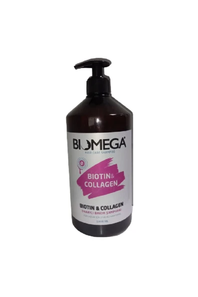 BIOMEGA Biotin&collagen Onarıcı Bakım Şampuanı 1000 Ml ürün görseli 1