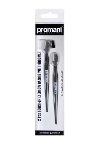 Promani Unisex Siyah Kaş Usturası 2'li ürün görseli 1