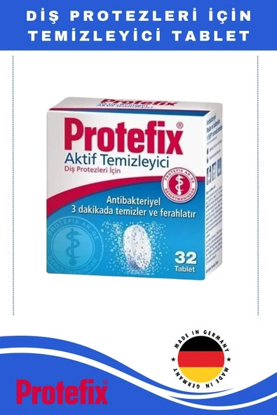 Protefix Aktif Temizleyici 32 Tablet ürün görseli 1