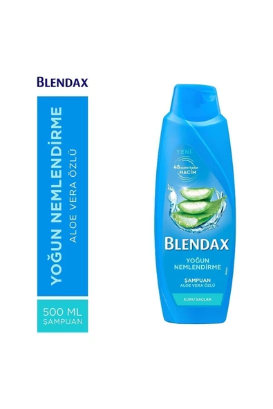 Blendax Yoğun Nemlendirme Aloe Vera Şampuan 500 ml ürün görseli 1