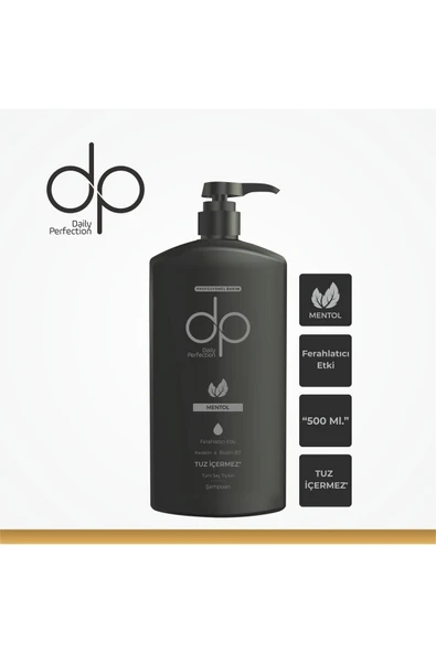 dp Daily Perfection Daily Perfection Mentol 500 Ml Tuzsuz Şampuan ürün görseli 1