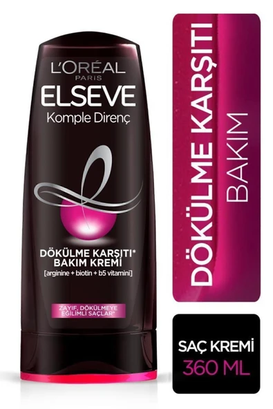 ELSEVE L'oréal Paris Komple Direnç Dökülme Karşıtı Bakım Kremi 360 ml ürün görseli 1