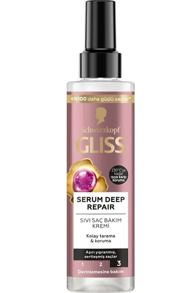 Gliss Sıvı Saç Kremi Serum Deep Repair 200ml ürün görseli 1