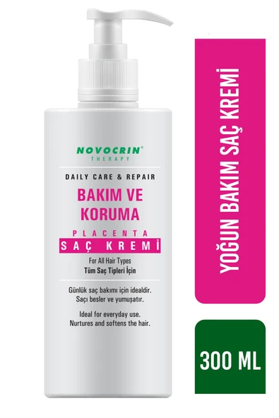 Novocrin Placenta Yoğun Bakım Ve Koruma Saç Kremi 300 ML ürün görseli 1