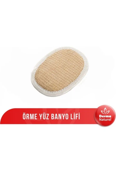 Orkide Derma Naturel Örme Yüz Banyo Lifi ürün görseli 1