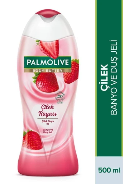 Palmolive Body Butter Çilek Rüyası Banyo ve Duş Jeli 500 ml ürün görseli 1