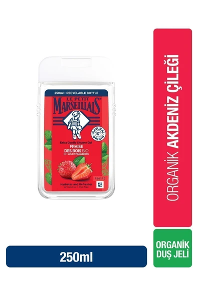Le Petit Marseillais Akdeniz Çileği Duş Jeli 250 ml ürün görseli 1