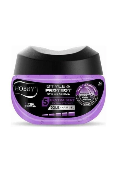 Hobby Style Koruma Ekstra Sert Tutuş Saç Jölesi 250ml ürün görseli 1