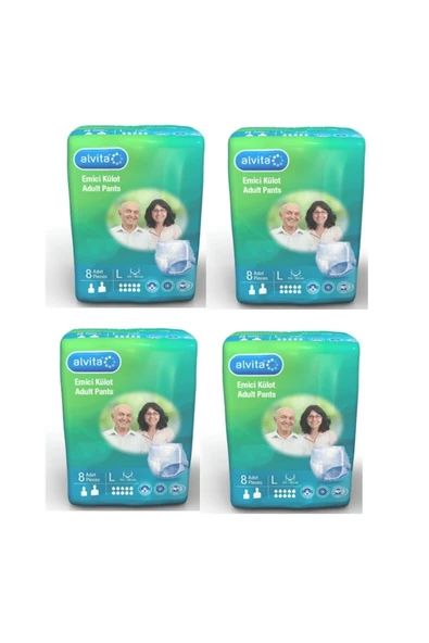 Alvita Emici Külot Large 4 Lü Paket ( 8x 4) 32 Li ürün görseli 1