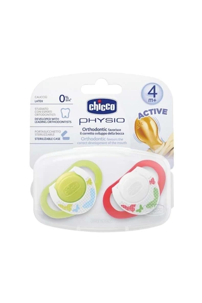 Chicco Physioring Unisex Kauçuk Emzik 4+ay - Resim 2