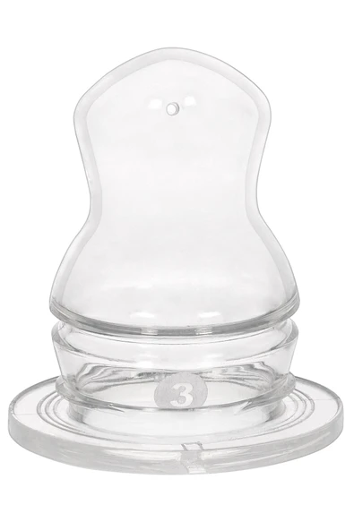 Wee Baby Silikon Damaklı Biberon Emziği Yoğun Akış No:3 ürün görseli 1