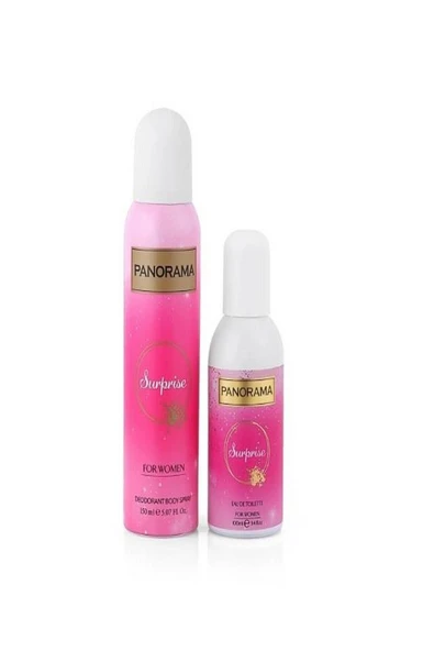 Panaroma Panorama Surprise For Women Eau De Women Kadın Edt 100 ml 150 ml Deodorant Set ürün görseli 1