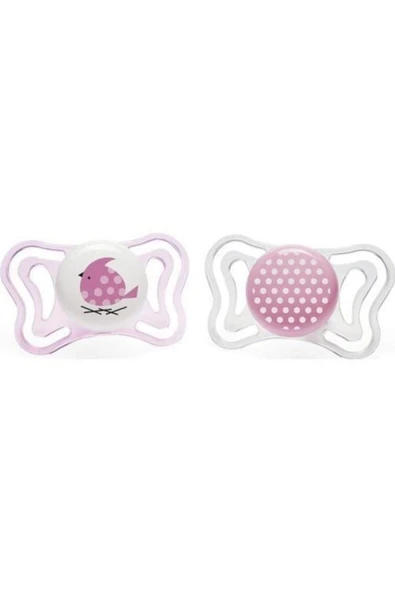 Chicco Soother Physio Light Girl Silikon Emzik 2-6 Ay 2li ürün görseli 1