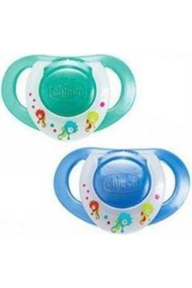 Chicco Physioring Mavi Silikon 4 Ay+ 2 Li ürün görseli 1