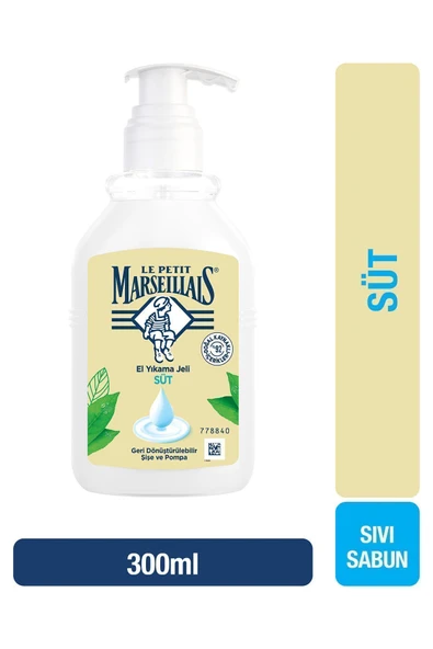 Le Petit Marseillais Süt Sıvı Sabun 300 ml ürün görseli 1