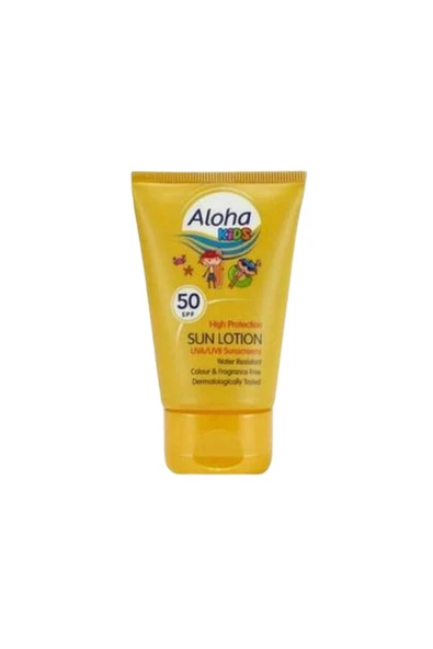 ALOHA Spf50 Kids Sun Lotion 50 ml - Çocuklar Için Çanta Boyu Güneş Losyonu ürün görseli 1