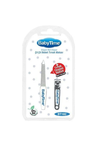 Babytime Babytıme 182 Çıt Çıt Tırnak Makası (törpü Hediyeli ) ürün görseli 1