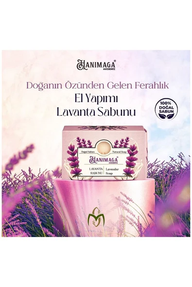 Hanımağa Akdeniz Lavanta Sabunu 100 Gr,lavanta ürün görseli 1
