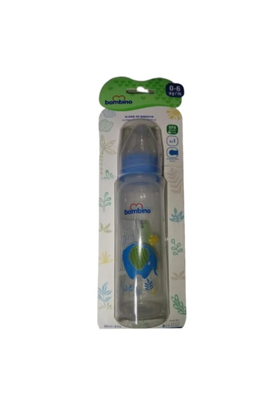 Bambino 0-6 Ay Pp Biberon 250 Ml B019 - Mavi Fil ürün görseli 1