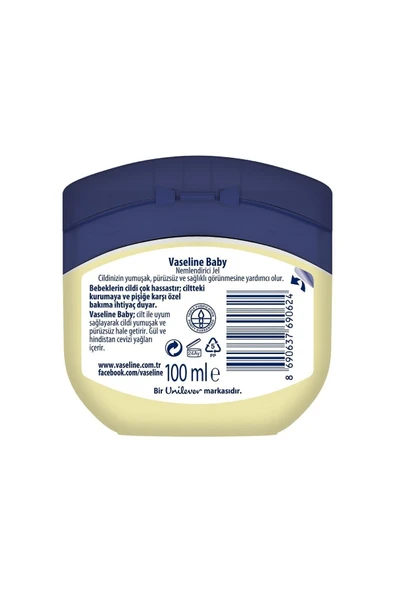 Vaseline Nemlendirici Jel Krem Baby 100 ml ürün görseli 1