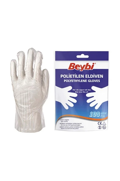 Beybi Polietilen Eldiven 100'lü ürün görseli 1
