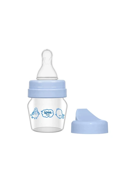 Wee Baby 0-6 Ay Mini Cam Alıştırma Bardağı Seti 30 ml - Mavi ürün görseli 1