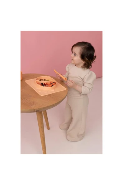 Wee Baby Mama Tabağı Silikon Prime Mor - Resim 4