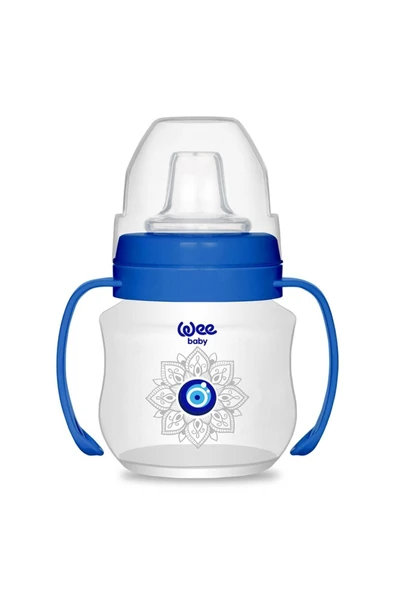 Wee Baby Akıtmaz Kulplu Pp Bardak 125 ml - Nazar Boncuğu 6 ürün görseli 1