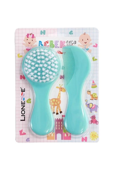 Lionesse Bebek Fırça Seti Soft Mavi 2010 ürün görseli 1