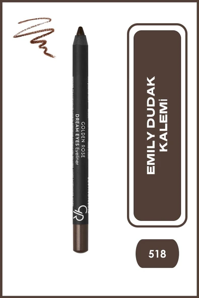 Golden Rose Dream Lips Lipliner No: 518 Cacao - Dudak Kalemi - 8691190391188 ürün görseli 1
