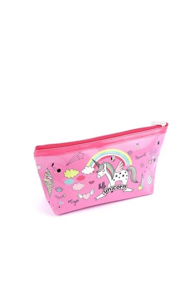 Tarko Lionesse Hello Unicorn Makyaj Çantası - Pembe ürün görseli 1