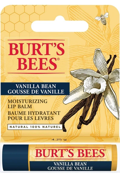 Burts Bees Vanilya Aromalı Dudak Bakım Kremi Blister Ambalaj- Vanilla Lip Balm Blister Box 4,25 gr ürün görseli 1