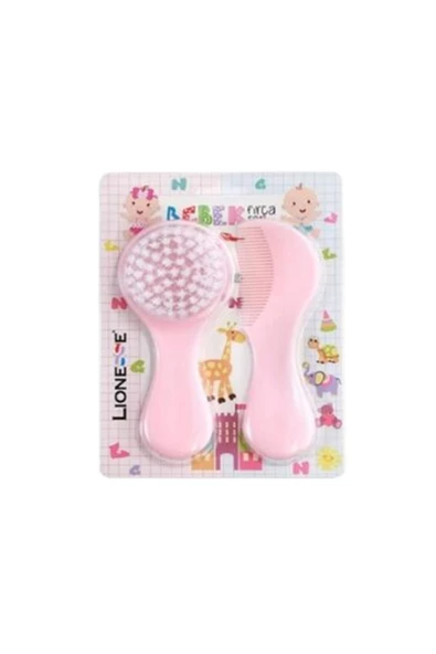 Lionesse Bebek Fırça Seti Pembe 2010 ürün görseli 1