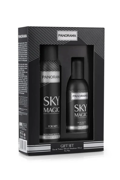 Panaroma Panorama Sky Magic Erkek Parfüm Ve Deodorant Seti (100 ML EDT 150 ML SPRAY DEODORANT) ürün görseli 1