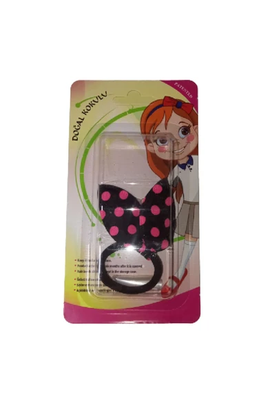 Headlice Stopper Bit Tokası Doğal Kokulu Siyah Pembe Benekli ürün görseli 1