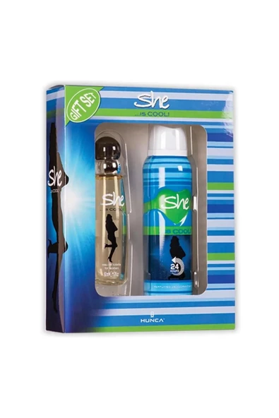 She Kofre Kadın Parfüm 50 ml Deodorant 150 ml Cool ürün görseli 1