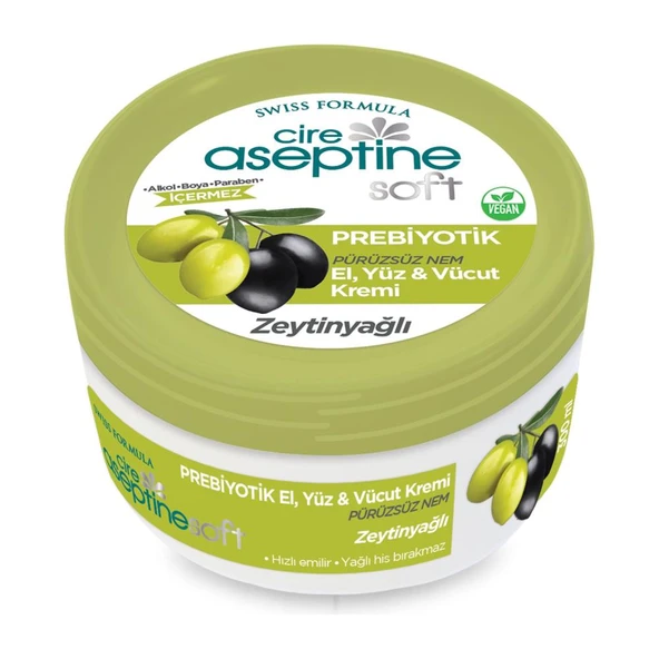 CIRE ASEPTINE Cire Aseptine Soft Zeytinyağı Prebiyotik Nemlendirici Bakım Kremi 300 ml ürün görseli 1